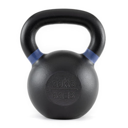 Rage Fitness Single Cast Iron Kettlebell | Powder Coated - Wide Handle Weights for Core & Glute Workouts; Swings, Squats, Deadlifts; Strength, Endurance & Flexibility for Men & Women