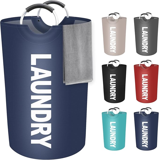 StorageRight 115L Large Laundry Basket, Laundry Hamper, Dirty Clothes Hamper