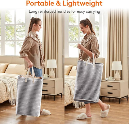 Lifewit 6 Pack Laundry Hamper Large Collapsible Laundry Baskets, Freestanding