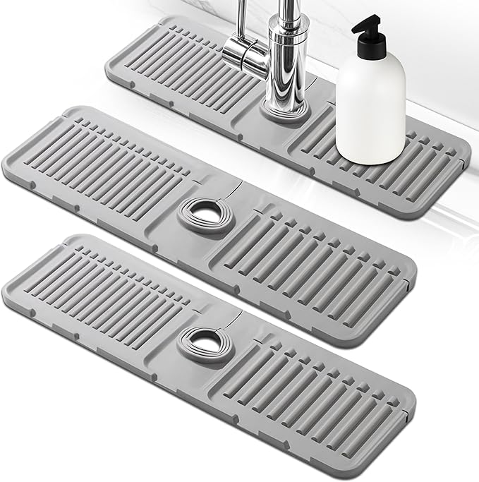 Silicone Faucet Mat 2 Pack