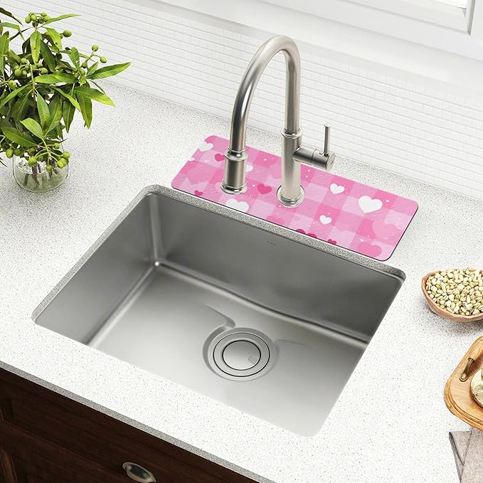 Kitchen Sink Splash Guard 1 PC 30 Inch Sink Faucet Mat Splash Guard