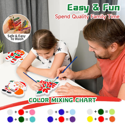 EggSun 8Pcs Stepping Stones Painting Crafts Kit for Kids 4 8 6, DIY Garden Stones Outdoor Paint Your Own Ceramic Unicorn Arts and Crafts for Boys Girls Ages 4 7 9 10 12 Christmas Birthday Gifts