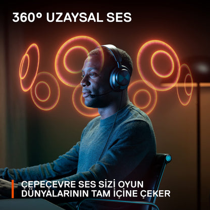SteelSeries Arctis Nova ProMulti-System Gaming Headset - Premium Hi-Fi Drivers - Hi-Res Audio - 360° Spatial Audio - GameDAC Gen 2 - ESS Sabre Quad-DAC - Stealth Retractable Mic - PC, PS5, PS4, Switch
