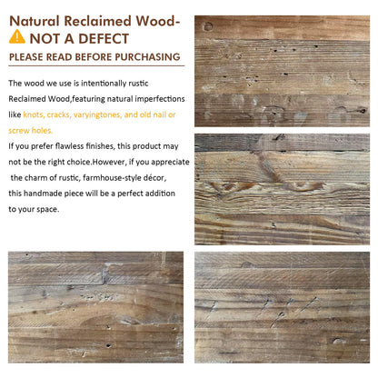 HOKYHOKY Reclaimed Solid Wood Bench-55 Inches Farmhouse Entryway Bench with Storage Shelf, Narrow Rustic Bench for Hallway, Kitchen, Bedroom, Dining