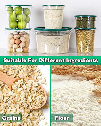 2QT&4QT NSF Round Food Storage Containers
