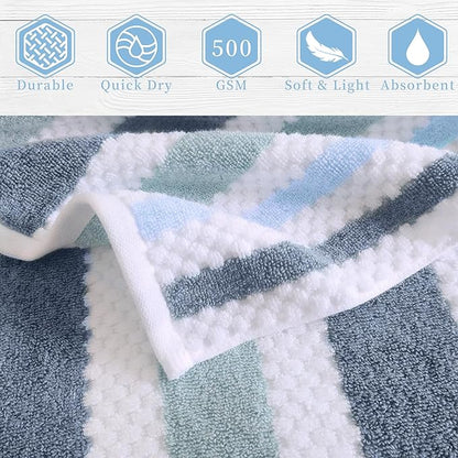 Waffle Washcloths for Bathroom, Wash Cloths 6 Pack 13"x13"