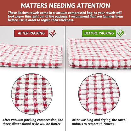 Nialnant 8 Pack Kitchen Towels, Dish Towels