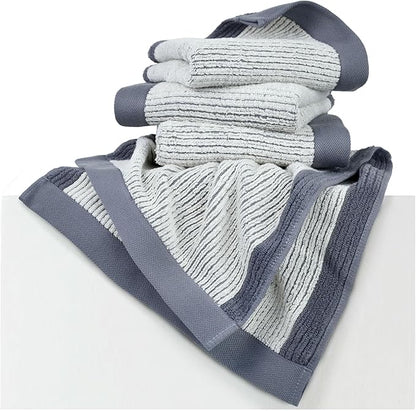Cleanbear Gray Hand Towels for Bathroom