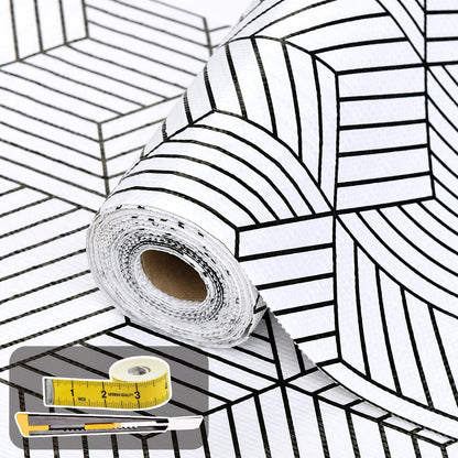 Shelf Liners for Kitchen Cabinets 17in x 30FT, Non Adhesive Cabinet Liner Strong Non-Slip Golden Leaf Drawer Liner, Easy to Clean for Shelf, Cabinet with Knife and Tape Measure