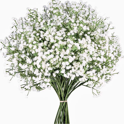 LYLYFAN Babys Breath Artificial Flowers,12 Pcs Gypsophila Faux Flowers for Wedding Party Home Garden Decoration