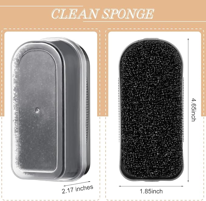 Patelai 2 Pcs Horsehair Felt Hat Brush Kit Lint Brush