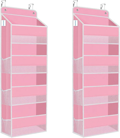2 Pack Over The Door Organizer Hanging Storage Organizers