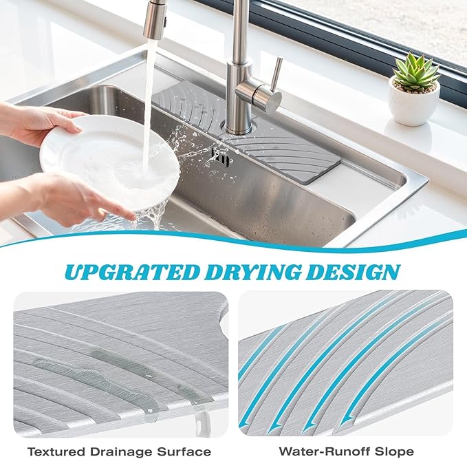 Stone Faucet Mat for Kitchen Sink