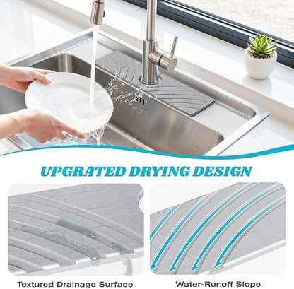 Stone Faucet Mat for Kitchen Sink