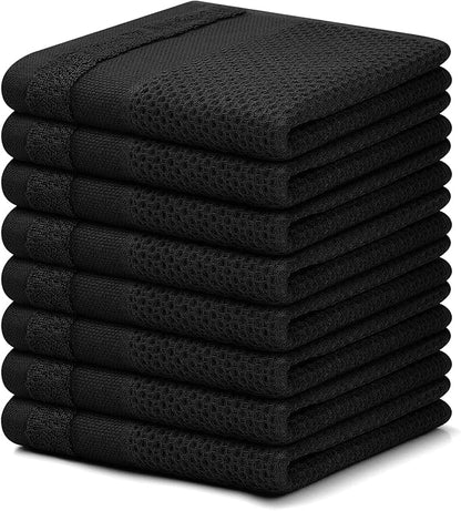 Homaxy 100% Cotton Dish Cloths, 8 Pack