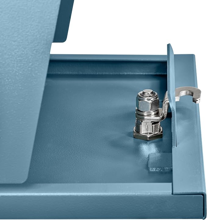 Mail Boss 7584 Mail Manager Curbside Locking Security Mailbox, Century Blue