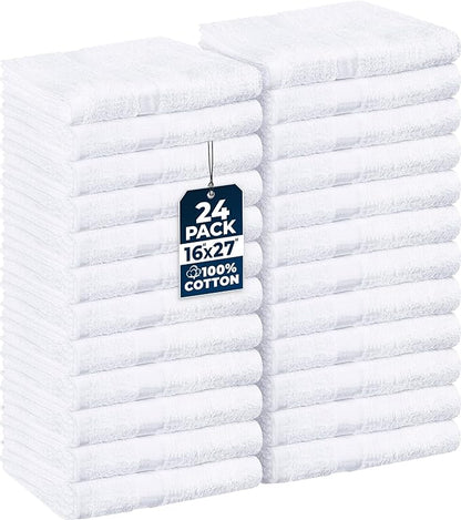 Utopia Towels, Salon Towel, 16 by 27 Inches, Highly Absorbent Cotton Towels