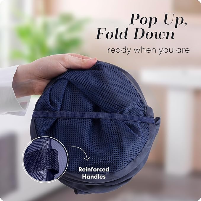 Handy Laundry Collapsible Mesh Pop Up Hamper