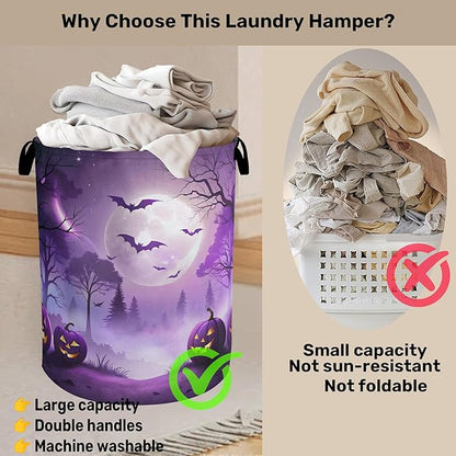 Pumpkin Party Foldable Laundry Hamper