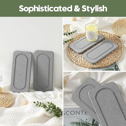 2Pack Diatomite Stone Water Absorbing Sink Tray