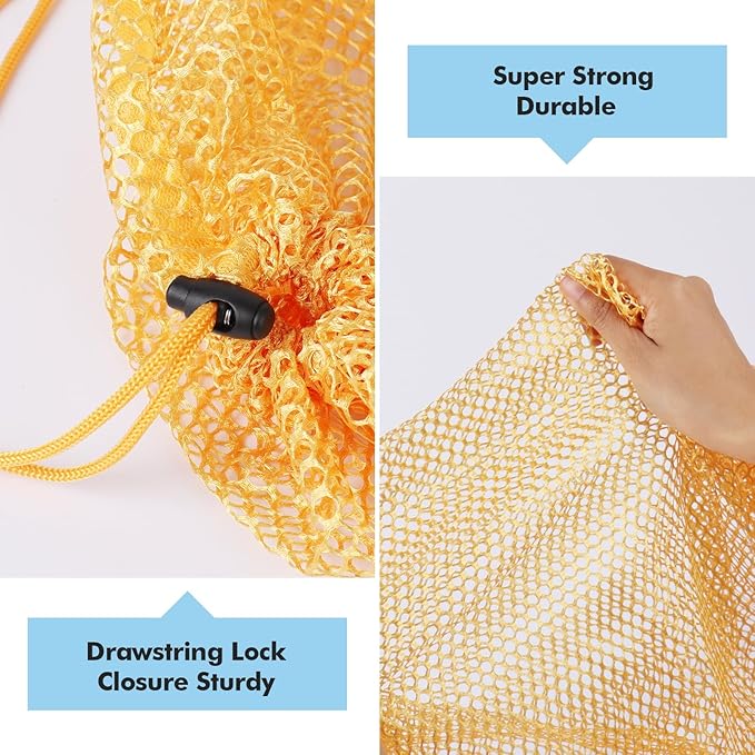 3Pcs Mesh Laundry Bags Washing Machine Mesh Wash Bags Jumbo