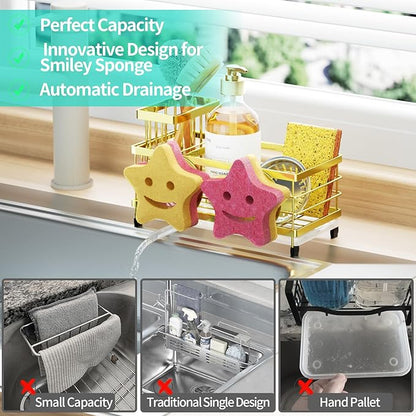 HapiRm Sink Caddy Sponge Holder