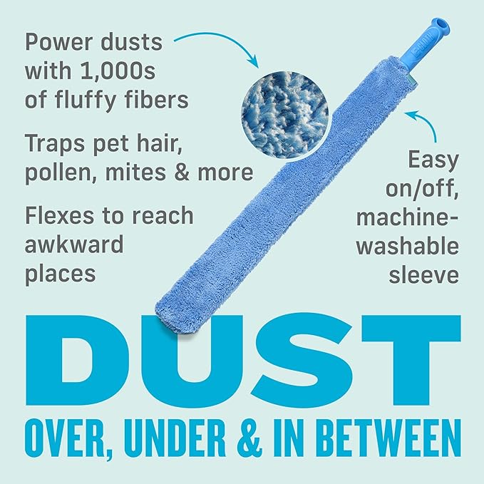 E-Cloth Cleaning & Dusting Wand, Premium Microfiber Dusters