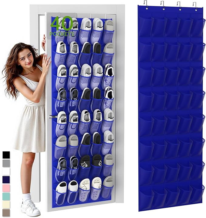 Unjumbly Over the Door Shoe Organizer