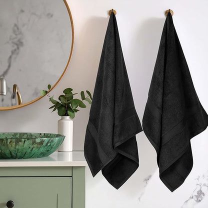 SUPERIOR Egyptian Cotton Pile Bath Towel Set of 2, Ultra Soft Luxury Towels