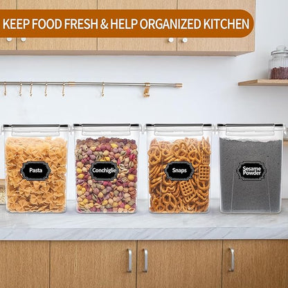 4 Pack Large Airtight Food Storage Containers
