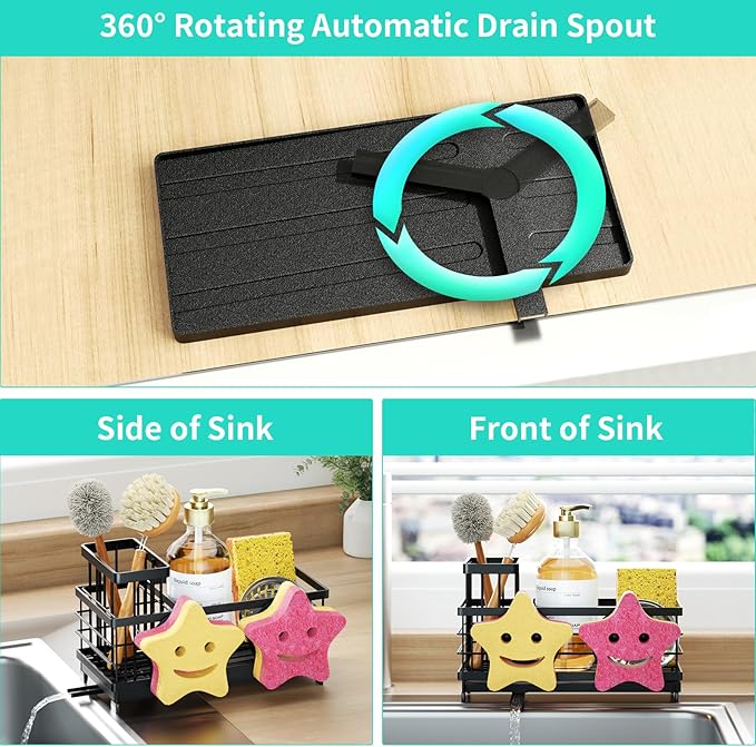 HapiRm Sink Caddy Sponge Holder