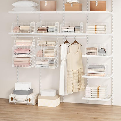 SWTYMIKI Hanging Closet Organizer Storage