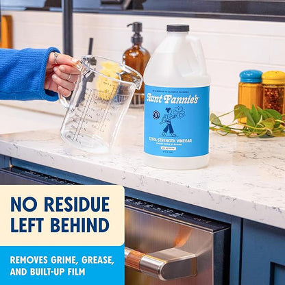 Aunt Fannie's Extra Strength Cleaning Vinegar, 64 Ounce, No Added Scents