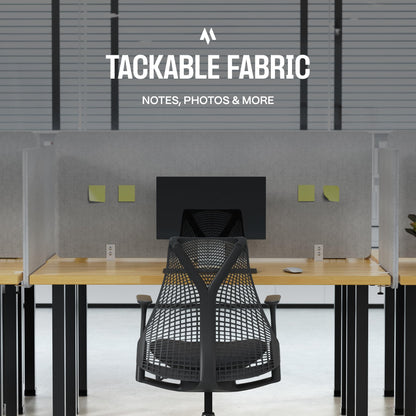 Universal Desk Privacy Panel – Heavy-Duty Desk Divider & Office Partition - Privacy Screen for Workspaces & Cubicles (1-Pack, 48" x 24")