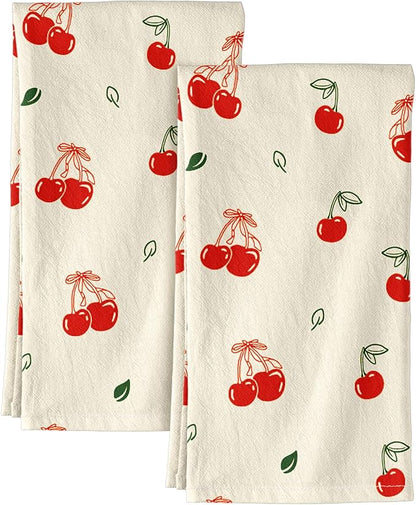 Flour Sack Kitchen Towels Set of 2-18x26 Cotton Dish Towels