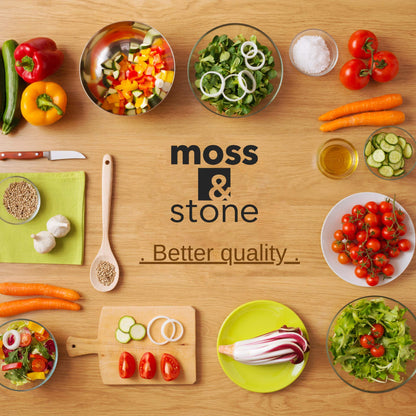 Moss & Stone MiniSmoothie Blender, Compact Personal Blender with Additional Cups Bullet Shape For Frozen Drinks, To-Go Portable Cups with Lids, Juice & Smoothie Maker