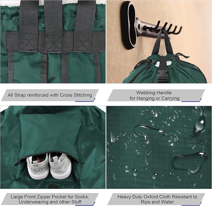 BeeGreen Laundry-Bag-Backpack-Heavy-Duty