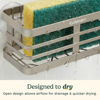 Cuisinart Sponge Holder for Kitchen Sink—Metal Sink Caddy