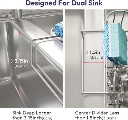 SWTYMIKI Sponge Holder for Kitchen Sink