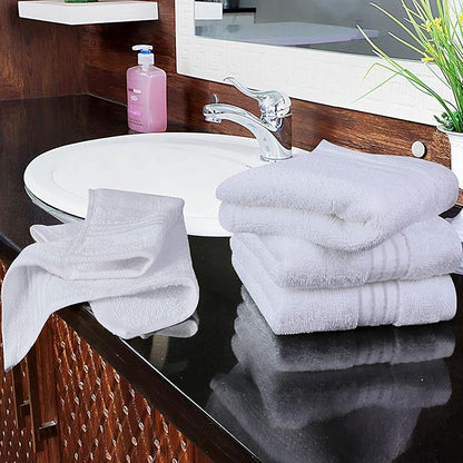 Utopia Towels Wash Cloths Set, 12 by 12 Inches, 100% Cotton Ring Spun, Highly