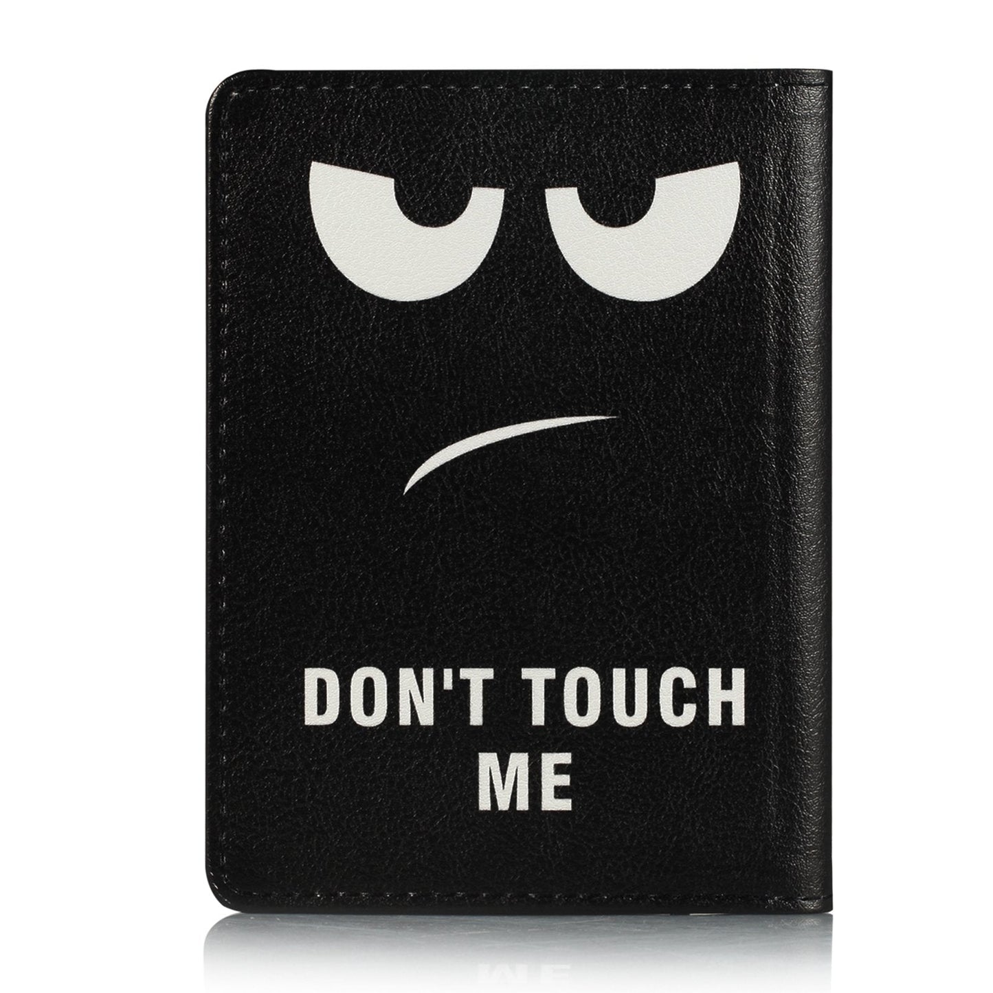 UUcovers Passport Holder Cover Case PU Leather RFID Blocking Card Pockets Holder Cute Luggage Magnetic Wallet Passport Holder Case for travel Women Men, Don't Touch