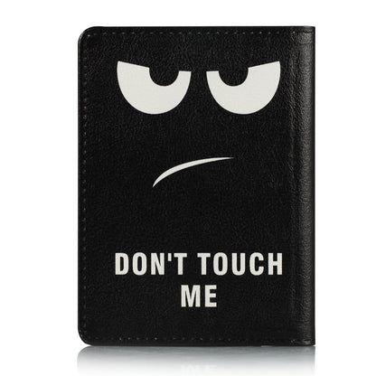 UUcovers Passport Holder Cover Case PU Leather RFID Blocking Card Pockets Holder Cute Luggage Magnetic Wallet Passport Holder Case for travel Women Men, Don't Touch