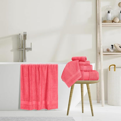 GLAMBURG Ultra Soft 8-Piece Towel Set