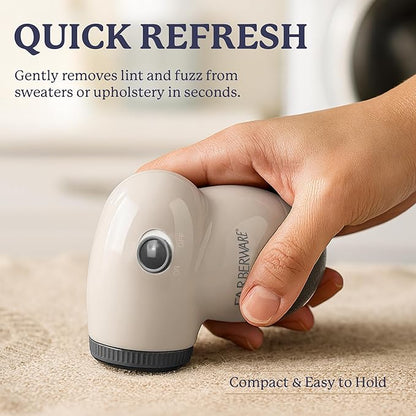 Farberware Fabric Shaver & Lint Remover Set – Battery Operated Sweater Shaver