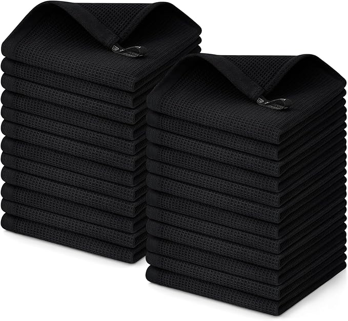 Homaxy 100% Cotton Waffle Weave Dish Cloths