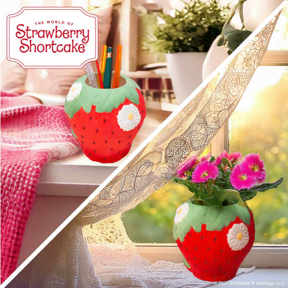Horizon Group USA Paint Your Own Figurine Kit, DIY Art Project for Kids, Strawberry Shortcake Planter