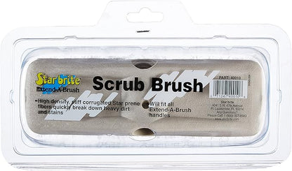 STAR BRITE 8" Heavy Duty Cleaning Brush – Durable, High-Density Star Prene