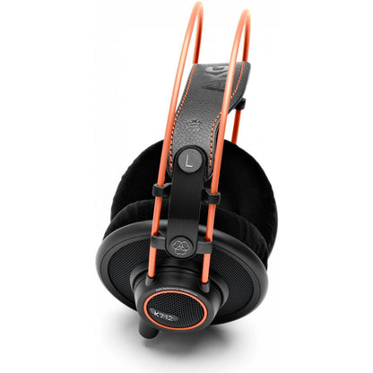 AKG Pro Audio K712 PRO, Wired, Over-Ear, Open Back, Reference Studio Headphones, Flat Wire Voice Coil, Black