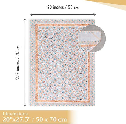Maison d' Hermine Kitchen Towels Set of 3 100% Cotton 27.50" x 20" Reusable