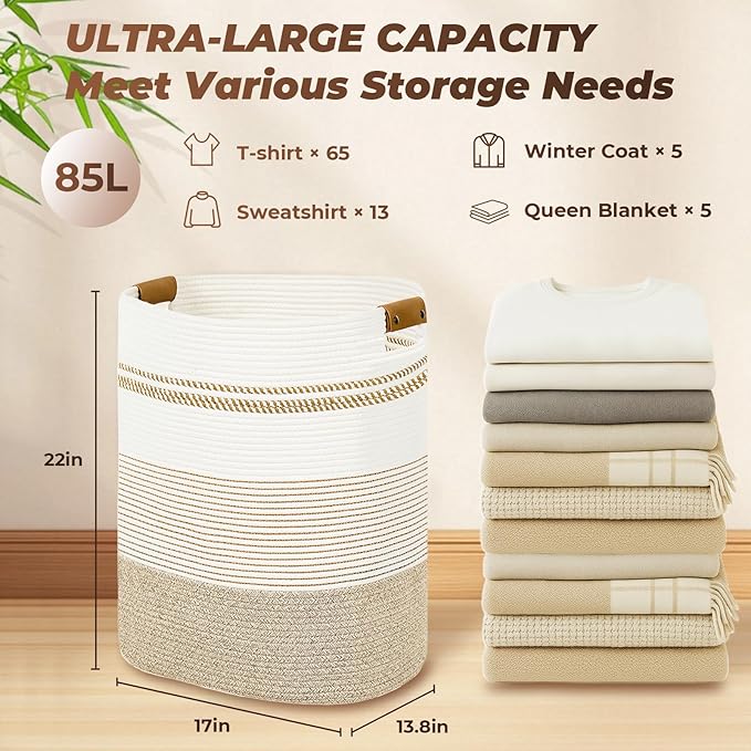 Laundry Basket with Handles